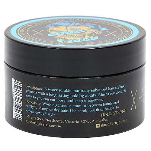 Modern Pirate Superior Hair Pomade 3.4 oz - Medium Strong Hold & Shine