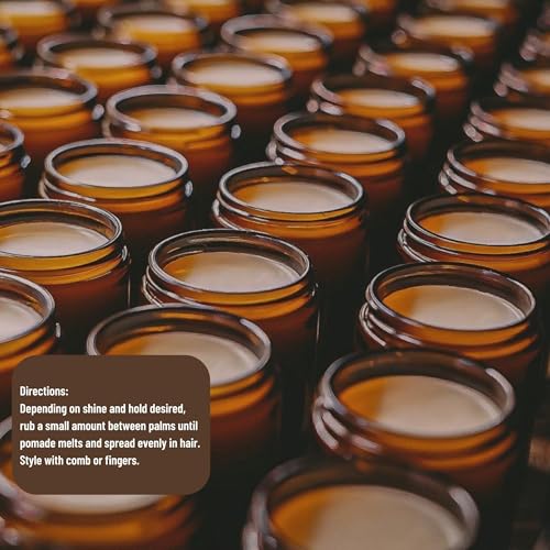 Johnny Slicks Rugged Water Based Pomade for Men - 4 oz - Organic Hair & Beard Styling