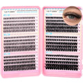 GEMERRY Lash Clusters 30D 40D 50D 60D 80D 100D Eyelashes Clusters Extensions 8-16mm Individual Lashes D Curl Fluffy Wispy False Eyelashes Cluster Lashe DIY Cluster for Beginners