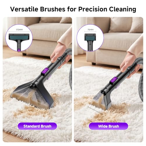 Yoomie Purple Portable Carpet & Upholstery Cleaner 21KPa Deep Stain Remover