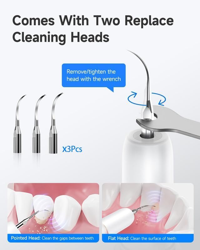 Plaque Remover for Teeth - Tartar & Stain Removal Device with 5 Modes