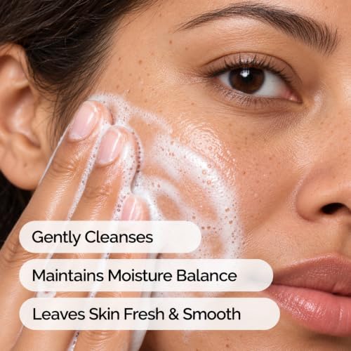 Aere Beauty CICA pH-Balanced Facial Cleanser – Hydrating Gentle Foaming Face Wash for Sensitive Skin, 5.07 Fl Oz