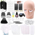 Eyelash Extension Practice Kit with Mannequin Head & Tools - Lashes Kit 2