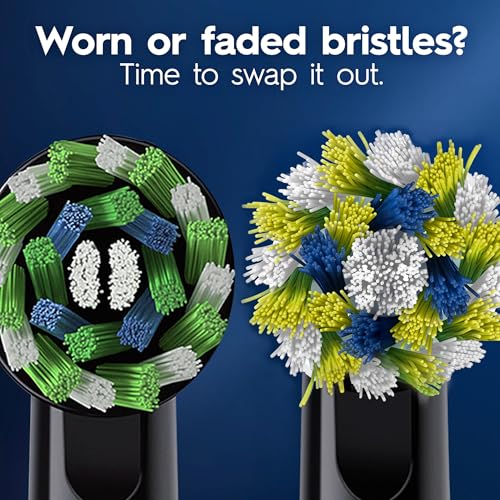 Electric Toothbrush Replacement Heads CrossAction & Sensitive Pack - White