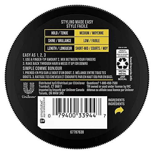 AXE Flexible Hair Paste Urban Messy Look - 2.64 oz Pack of 4