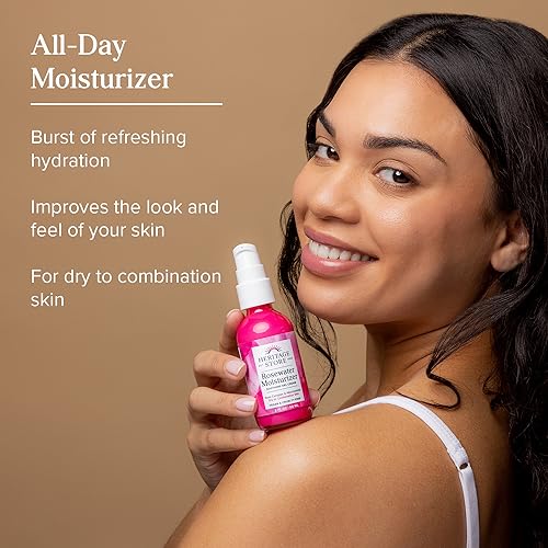 Heritage Store Rosewater Face Moisturizer 2 fl oz - Hydrating Natural Skin Care
