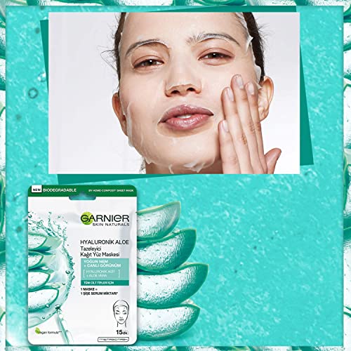 Hydrating Hyaluronic Aloe Fabric Mask for Sensitive Skin - 6 Count