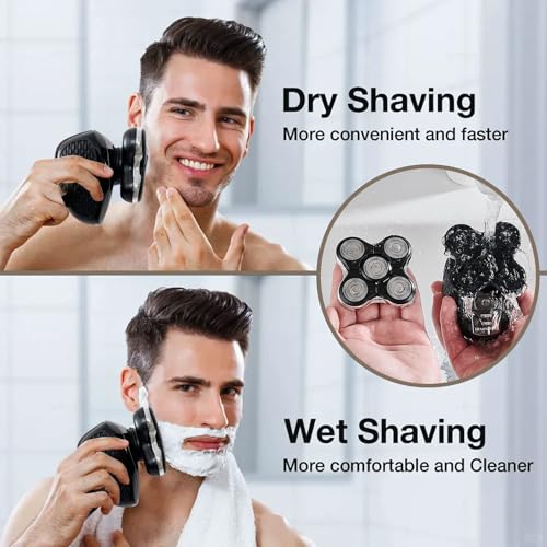 Shaver Replacement Heads Compatible with Remington XR7000 XR1500 - White
