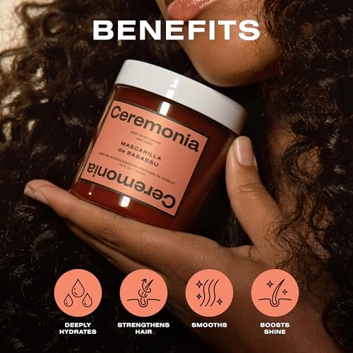 Multicoloured Ceremonia Deep Conditioning Hair Mask 7.8 Fl Oz for Dry & Damaged Hair