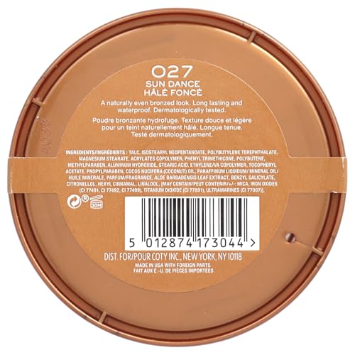 Rimmel London Natural Bronzer Sun Dance 027 - Bronzer Compact Pack of 4