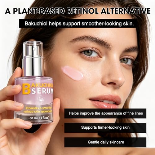 Bakuchiol Serum for Face - Retinol Alternative Anti-Aging Formula 1 oz - Variation of THIS listing