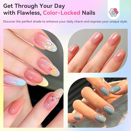 Macaron Nail Polish Set - 20 Pastel Colors with Base, Glossy & Matte Top Coat - Trendy Summer & Spring Shades
