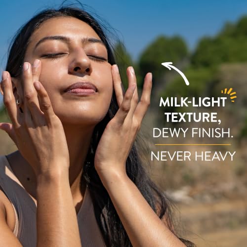 Mineral Sunscreen SPF 30 Hydrating Milk Dewy Finish for Sensitive Skin