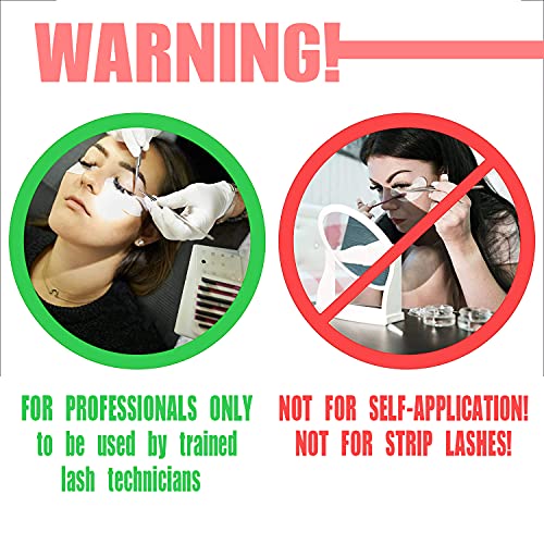 Eyelash Extension Adhesive S Glue Plus - 10ml Strong Waterproof Lash Glue - 8 Weeks Retention, Black, 0.5 Sec Dry - Professional Use - Variation: S Glue Plus