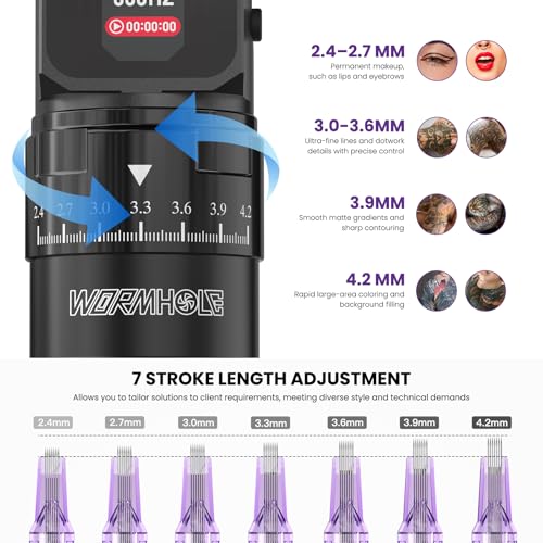 Wireless Tattoo Machine Kit with 2 2300mAh Batteries - Includes 20 Cartridges & Accessories - Variation: 2 Batteries + Kit