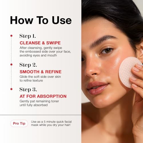 ACV Sebum Balance Glow Pads - Korean Exfoliating Toner with BHA & Salicylic Acid, Pore & Oil Control, Dark Spot Care (60 Units)