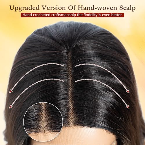 Long Wavy Lace Front Wig for Women - 30 Inch Natural Hairline Blonde Synthetic Hair
