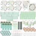 Nuogo Bridesmaid Proposal Gift Box Set - Green Modern Wedding Party Accessories, 8 Sets