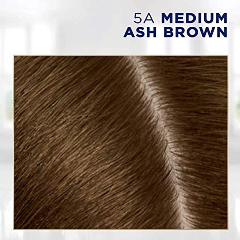 Clairol Root Touch-Up by Nice'n Easy Permanent Hair Dye, 5A Medium Ash Brown Hair Color, Pack of 4