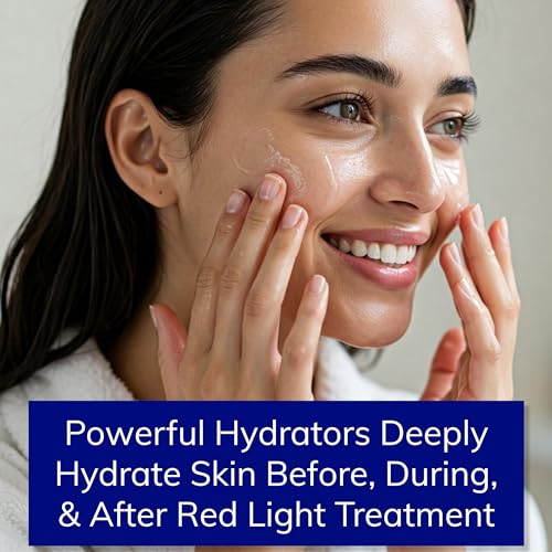 Red Light Serum for Face & Neck with Matcha & Hyaluronic Acid – 2 oz