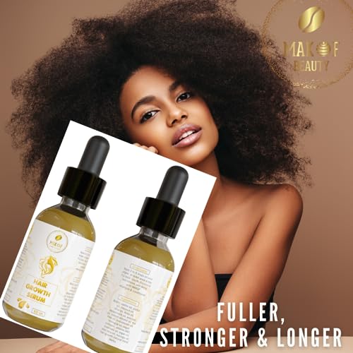 MAKOF BEAUTY Edges Growth Serum for Thinning Hair & Edges Reinforcement
