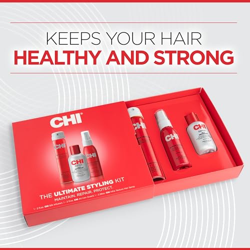 Hair Styling Kit with Heat Protection and Shine Spray – Hair Care Set