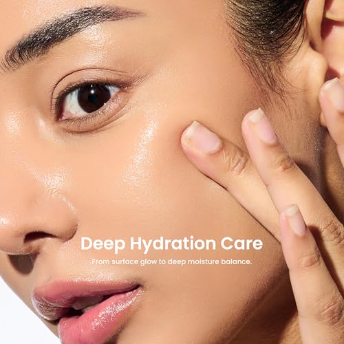 Glow Skin Hydrating 3-Step Routine Kit - Serum, Cream & Mask Set for Glass Skin