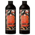 Tesori d'Oriente: "Japanese Rituals" Bath Cream with Tsubaki Oil and Peony 16.9 Fluid Ounce (500ml) Bottles (Pack of 2) [ Italian Import ]