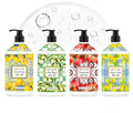 Liquid Hand Soap Set - 4 Pack | Sweet Orange, Olive Thyme, Pomegranate & Meyer Lemon | 21.5 fl oz Bottles