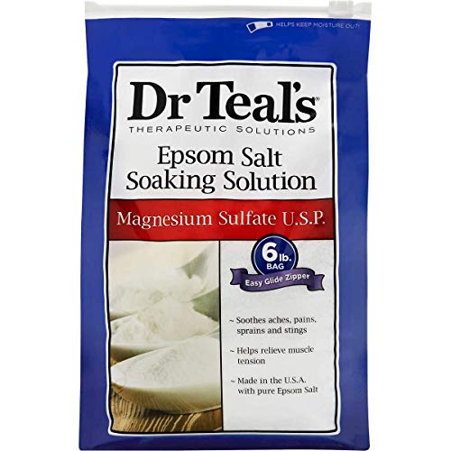 Epsom Salt 6 Pounds for Relaxing Baths & Muscle Soothing - Unscented