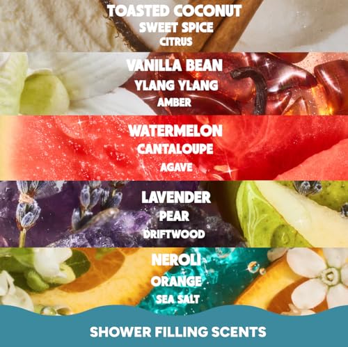 Natural Women’s Bar Soap 5-Pack with Creamy Lather - Moisturizing Shower & Bath