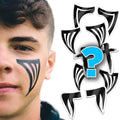 Sports Eye Black Temporary Tattoos (Mystery - 24 Pack) Made in The USA No Grease, No Mess, Fast Application Eye Black Accessories for Football, Baseball, Softball, Lacrosse & More