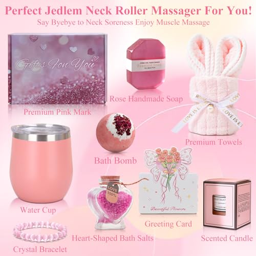 Birthday Day gifts for Women, Get Well Soon Self Care Package Box, Sending Hug Baskets Thinking of You Gift for Valentine's Day Christmas' Day- Presents for Women/Mom/Wife/Girlfriend/Sister/Her