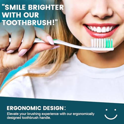 150 Pack Disposable Soft Bristle Toothbrushes - Individually Wrapped, Travel & Household Use