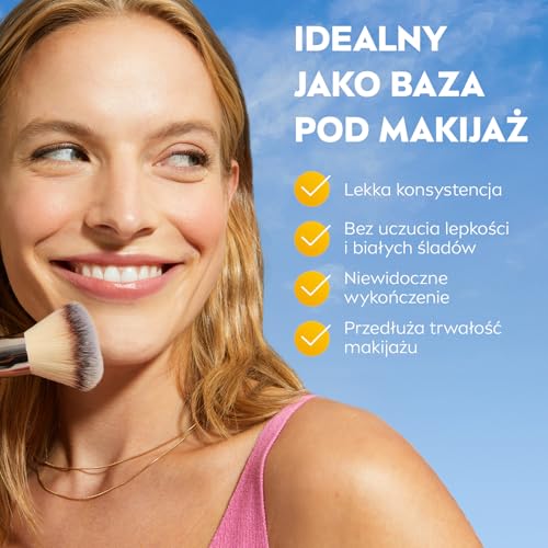 NIVEA SUN 2in1 Daily UV Serum & Primer - Lightweight Face Makeup Base, 30ml