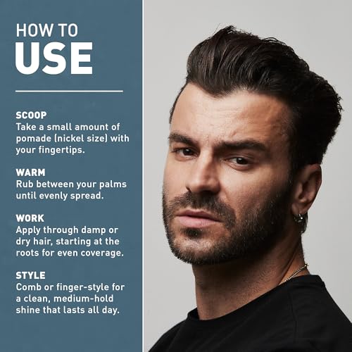 CRVFT 4oz Water-Based Hair Gel Pomade Medium Shine Men’s Styling Product