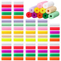 110 Pcs Aligner Chewies 1.4 Inch - Non-Slip Silicone Chewing Trays in 11 Colors & Flavors