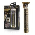 Rechargeable Men’s T-Blade Trimmer with Guide Combs & Ergonomic Design