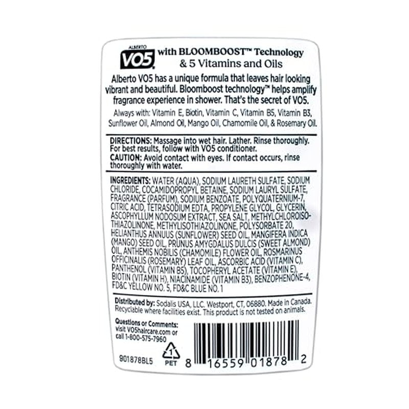 Alberto VO5 Revitalizing Ocean Refresh Shampoo for Unisex - 15 oz Shampoo