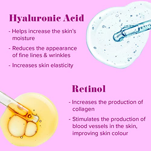 Give Me Cosmetics Hydrating Face Serum 80ml with Hyaluronic Acid, Retinol, Peptides & Vitamin B5 - Lightweight, Non-Greasy Formula for Radiant-Looking Skin