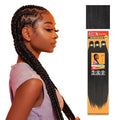 Pre-Stretched Synthetic Braiding Hair Extensions 3X 58in - 5 Pack, Off Black