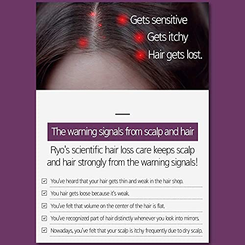 Ryo Hair Strength Expert Care Shampoo Unscented for Dry Scalp 13.5 Fl Oz