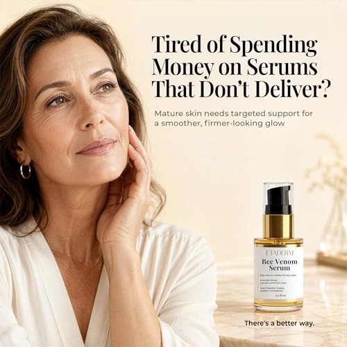 Bee Venom Serum - Hydrating & Firming Face Serum for Radiance 0.5 Fl Oz