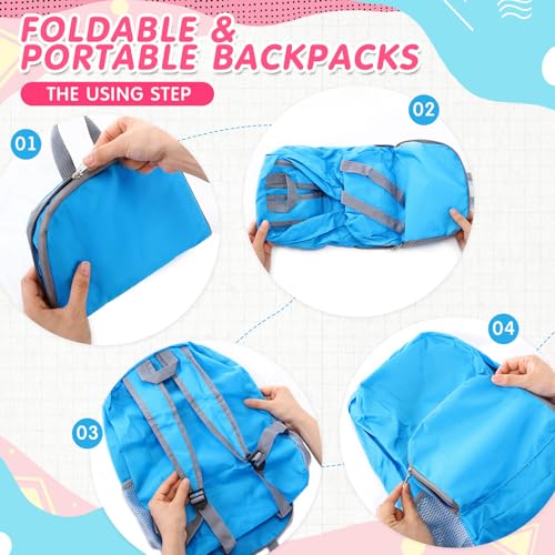 Set of 60 Colorful Backpacks Water Bottles & Pencil Pouches - Green, Blue, Orange, Fuchsia