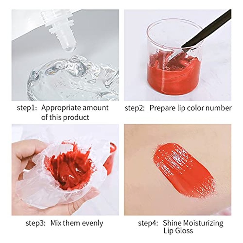 Lip Gloss Base 150ML, Clear Moisturizing Versagel Base Gel for DIY Handmade Lip Gloss Lipstick, Ingredient Safety - 5.07oz (3 Pack x 50ML)