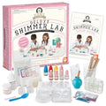 Kids DIY Bath Bombs Lip Balm Soap Kit with Biodegradable Glitter – Science Spa Lab