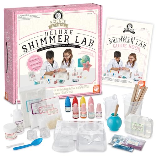 Kids DIY Bath Bombs Lip Balm Soap Kit with Biodegradable Glitter – Science Spa Lab