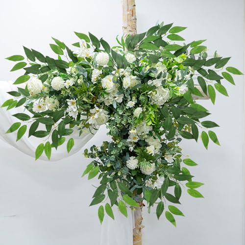 WONICE 40-Pack Artificial Italian Ruscus Greenery Stems - 70cm Faux Garlands for Weddings & Home Décor