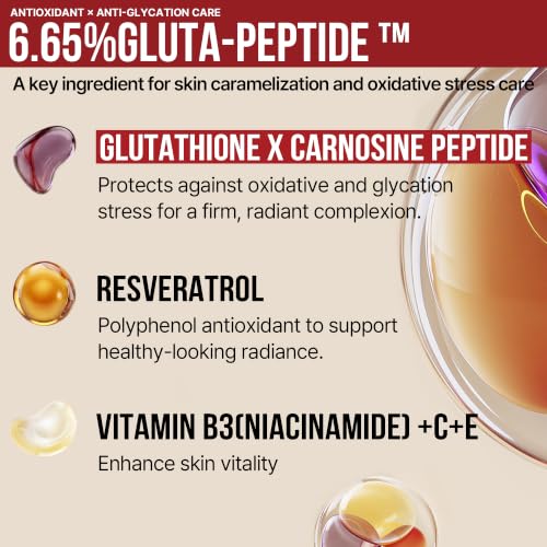 Gluta-Peptide Face Cream for Skin Tightening & Firming - Vegan Moisturizer, 2.36 fl oz