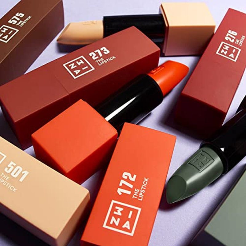 3Ina The Lipstick - Moisturizing Lipstick for Women - Semi-Matte Satin Finish with 5-Hour Long Wear - Highly Pigmented and Comfortable - 273-0.16 oz
